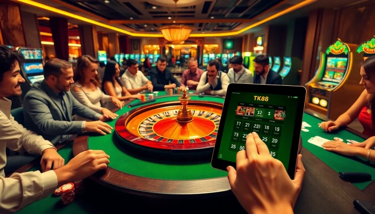 Experience the excitement of the casino with the app tk88 enhancing your gaming strategy through real-time betting and interactions.