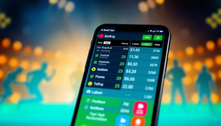 Engage with online betting at https://22bet.tax/ through a vibrant digital interface showcasing user-friendly mobile features.