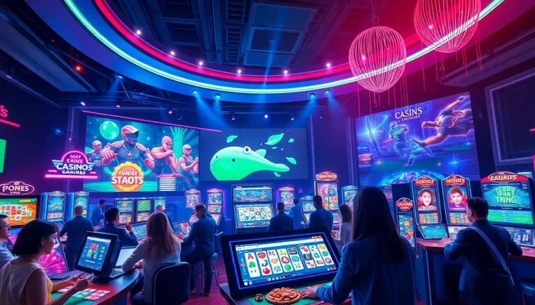 Engaging online betting experience at Nhà cái OK88, showcasing excitement in a vibrant gaming environment.