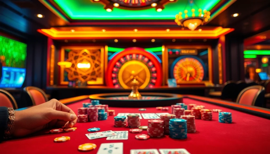 Experience the thrill of gambling at https://23wincom.it.com/ with high-stakes poker and vibrant roulette games in action.